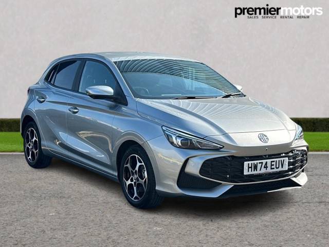 MG MG3 1.5 Hybrid Trophy 5dr Auto Hatchback Petrol/Electric Hybrid SILVER