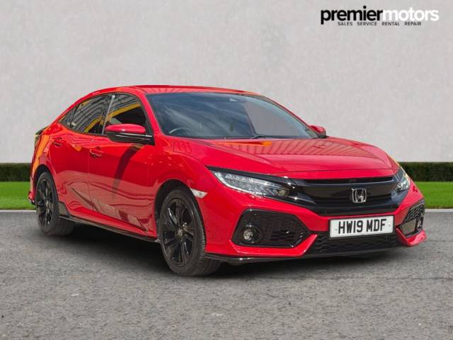 Honda Civic 1.5 VTEC Turbo Sport 5dr CVT Hatchback Petrol RED