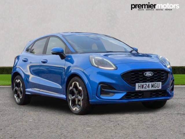 Ford Puma 1.0 EcoBoost Hybrid mHEV ST-Line X 5dr DCT Hatchback Petrol BLUE