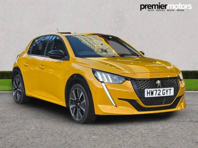 Peugeot 208 1.2 PureTech 100 GT 5dr Hatchback Petrol YELLOW