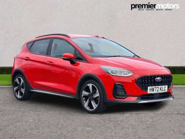 Ford Fiesta 1.0 EcoBoost Hybrid mHEV 125 Active Edition 5dr Hatchback Petrol RED