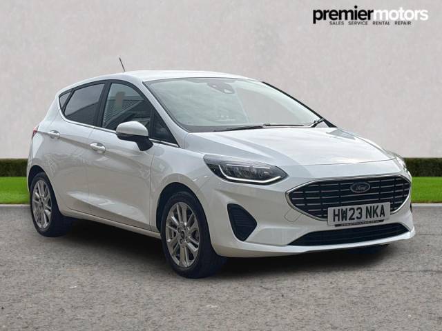 Ford Fiesta 1.0 FIESTA TITANIUM TURBO MHE Hatchback Hybrid Electric WHITE