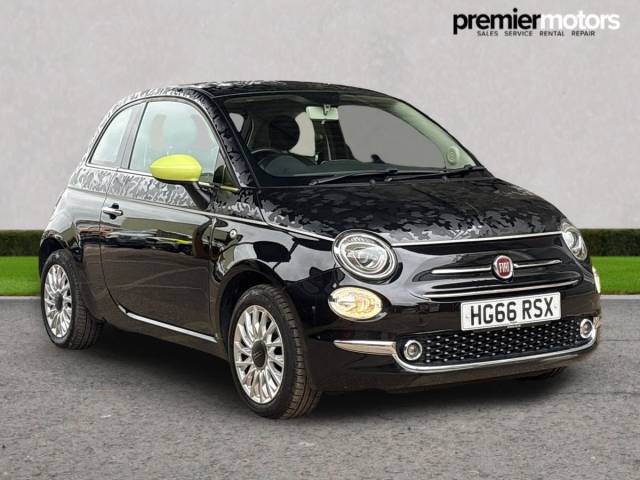 Fiat 500 1.2 Lounge 3dr Hatchback Petrol BLACK