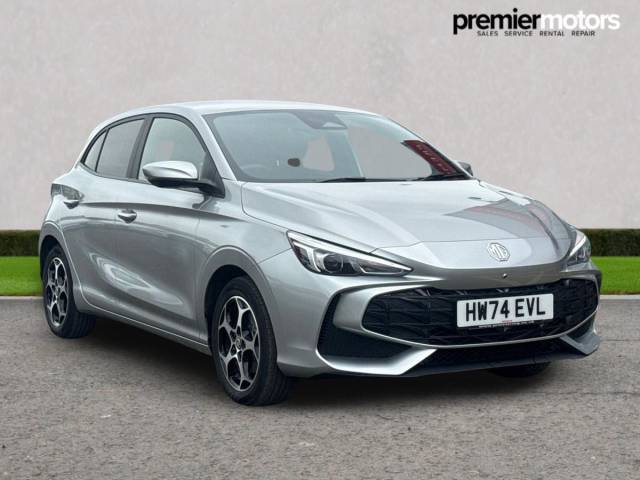 MG MG3 1.5 Hybrid Trophy 5dr Auto Hatchback Petrol/Electric Hybrid SILVER