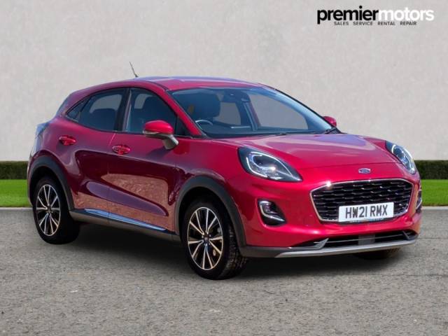 Ford Puma 1.0 EcoBoost Hybrid mHEV Titanium 5dr Hatchback Petrol RED