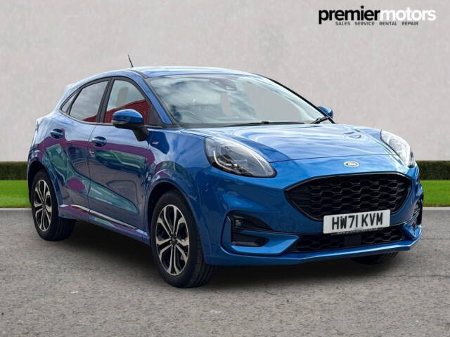 Ford Puma 1.0 EcoBoost Hybrid mHEV ST-Line Design 5dr Hatchback Petrol BLUE