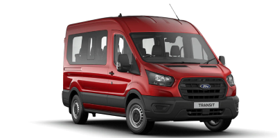 Transit Minibus - Dark Carmine Red