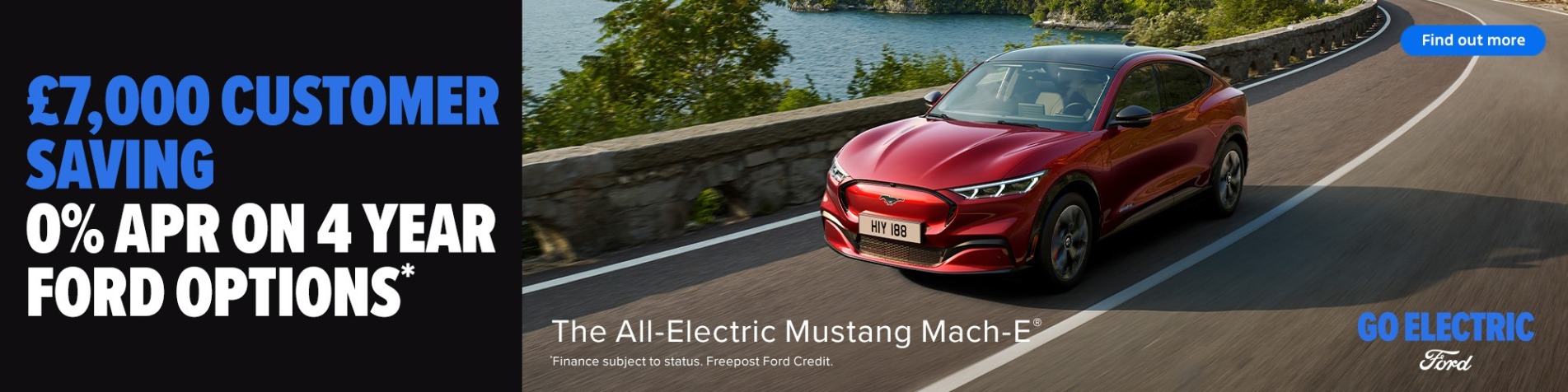 all-Electric Mustang Mach-E
