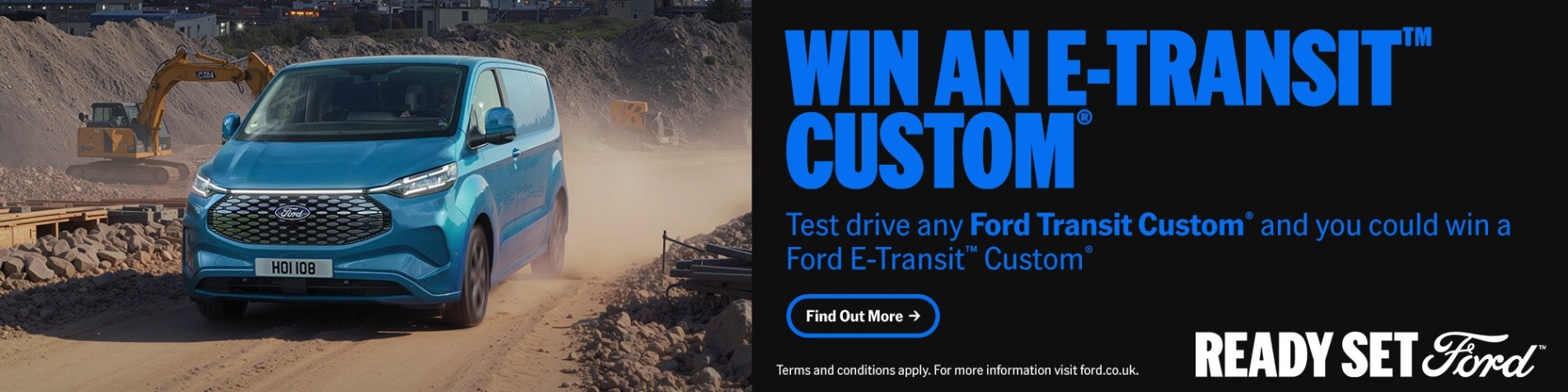 Win an E-Transit Custom