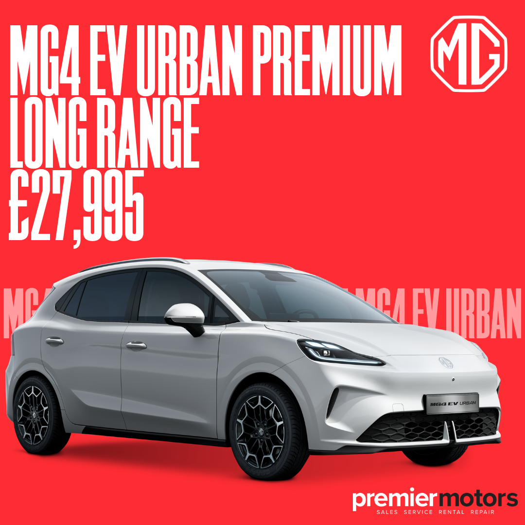 MG MOTOR UK MG4 URBAN 118kW Premium Long Range 54kWh 5dr Auto
