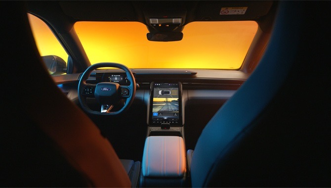 All-Electric Ford Capri - Interior