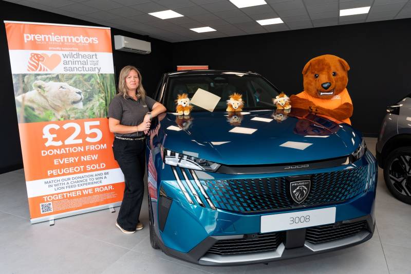 Premier Motors Peugeot Isle of Wight Wildheart Animal Sanctuary
