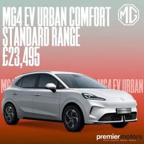 MG MOTOR UK MG4 URBAN HATCHBACK at Premier Motors Newport