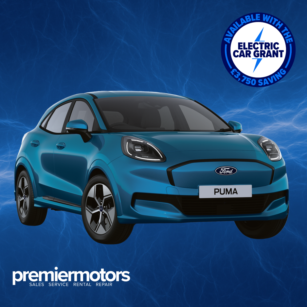 FORD PUMA 123kW Select 43kWh 5dr Auto