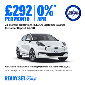 FORD PUMA GEN E ELECTRIC HATCHBACK at Premier Motors Newport